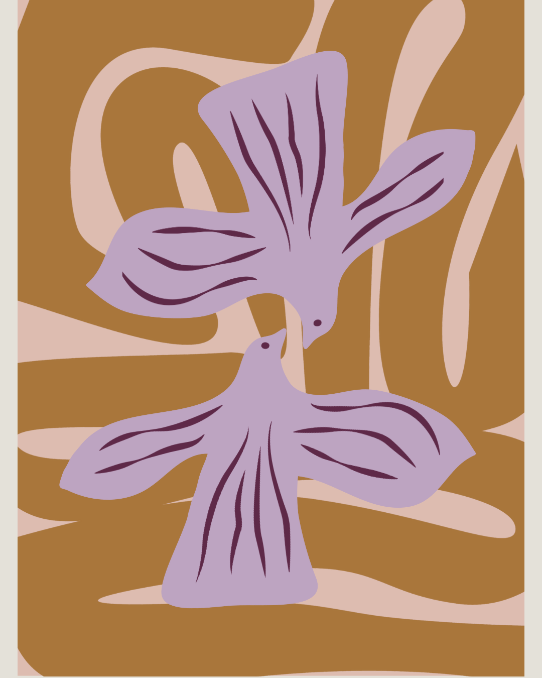 Lovebirds Lilac