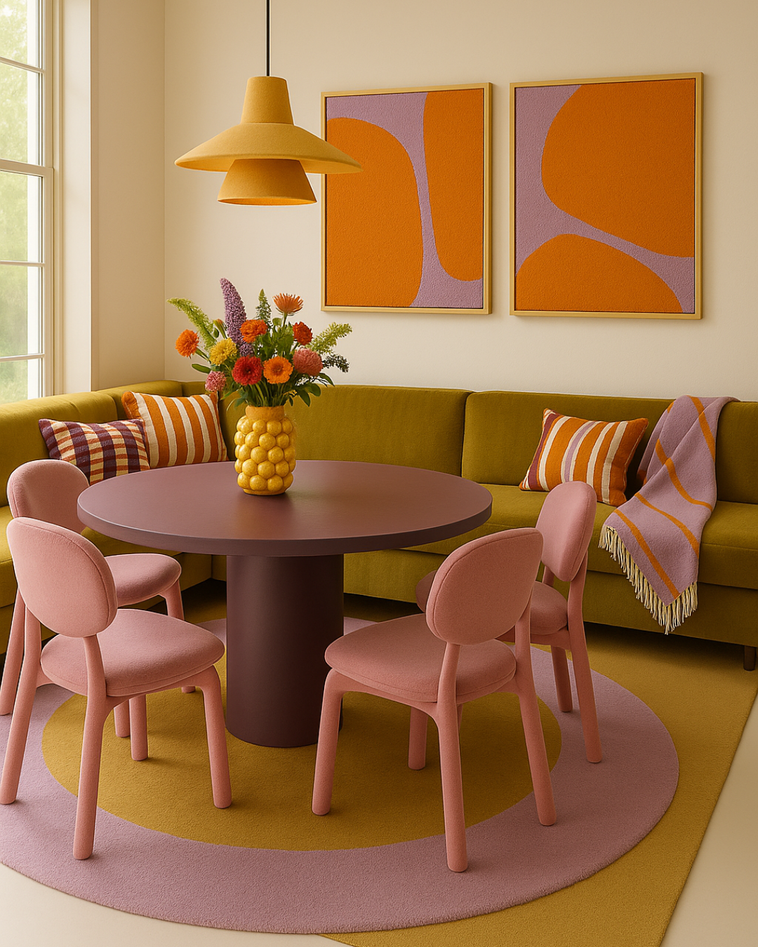 Glow & Flow - Colorblocking orange