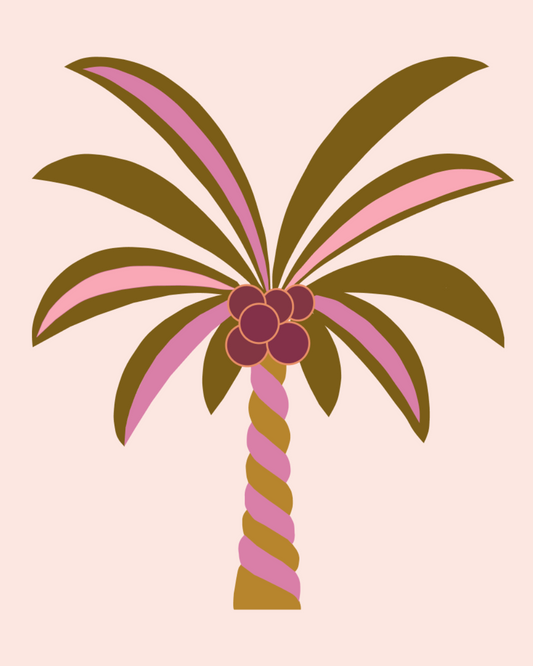 Sunny Palms - Pink