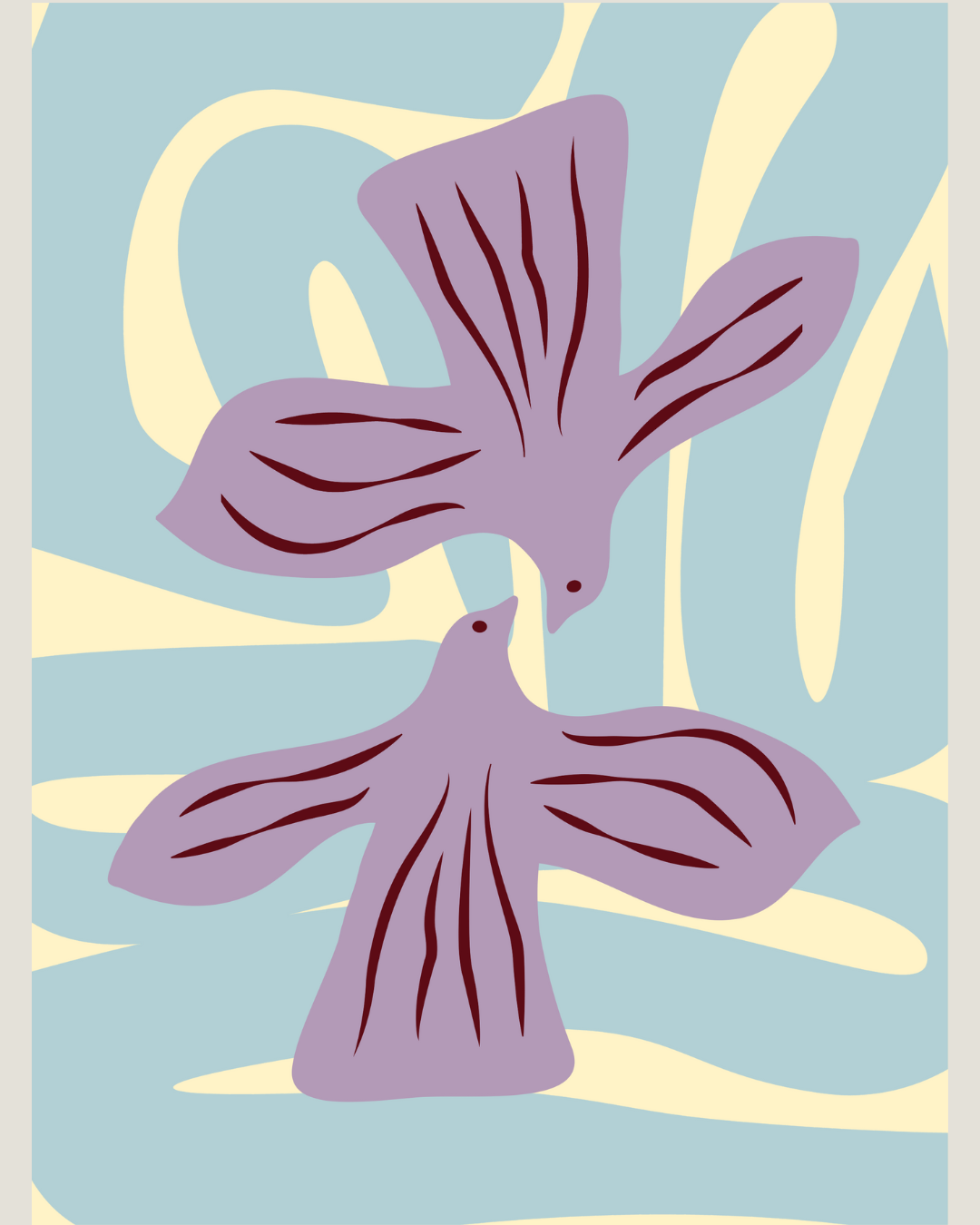Lovebirds Lilac