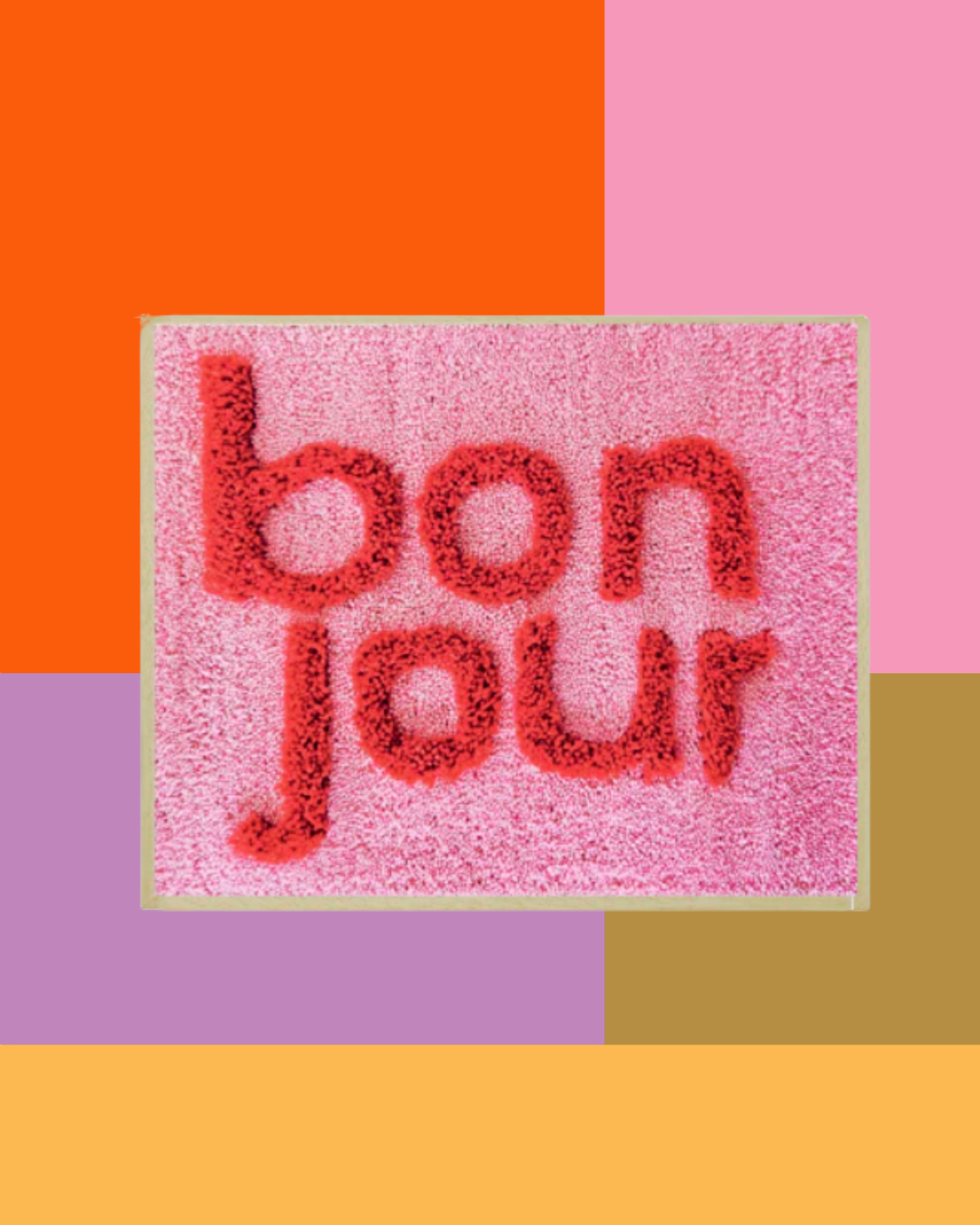 Bonjour 40x50cm
