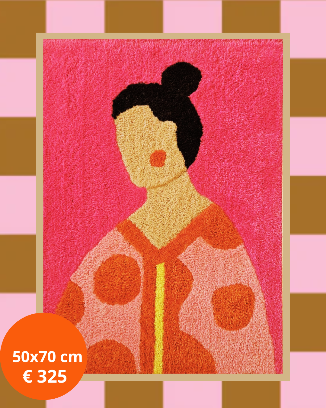 Woman with the polka dots