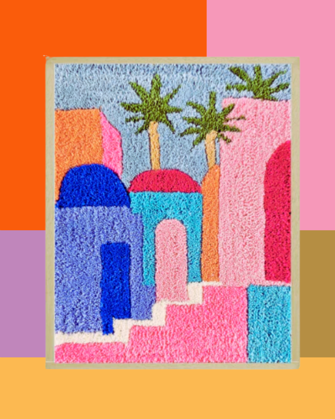 Colorful village 40x50cm